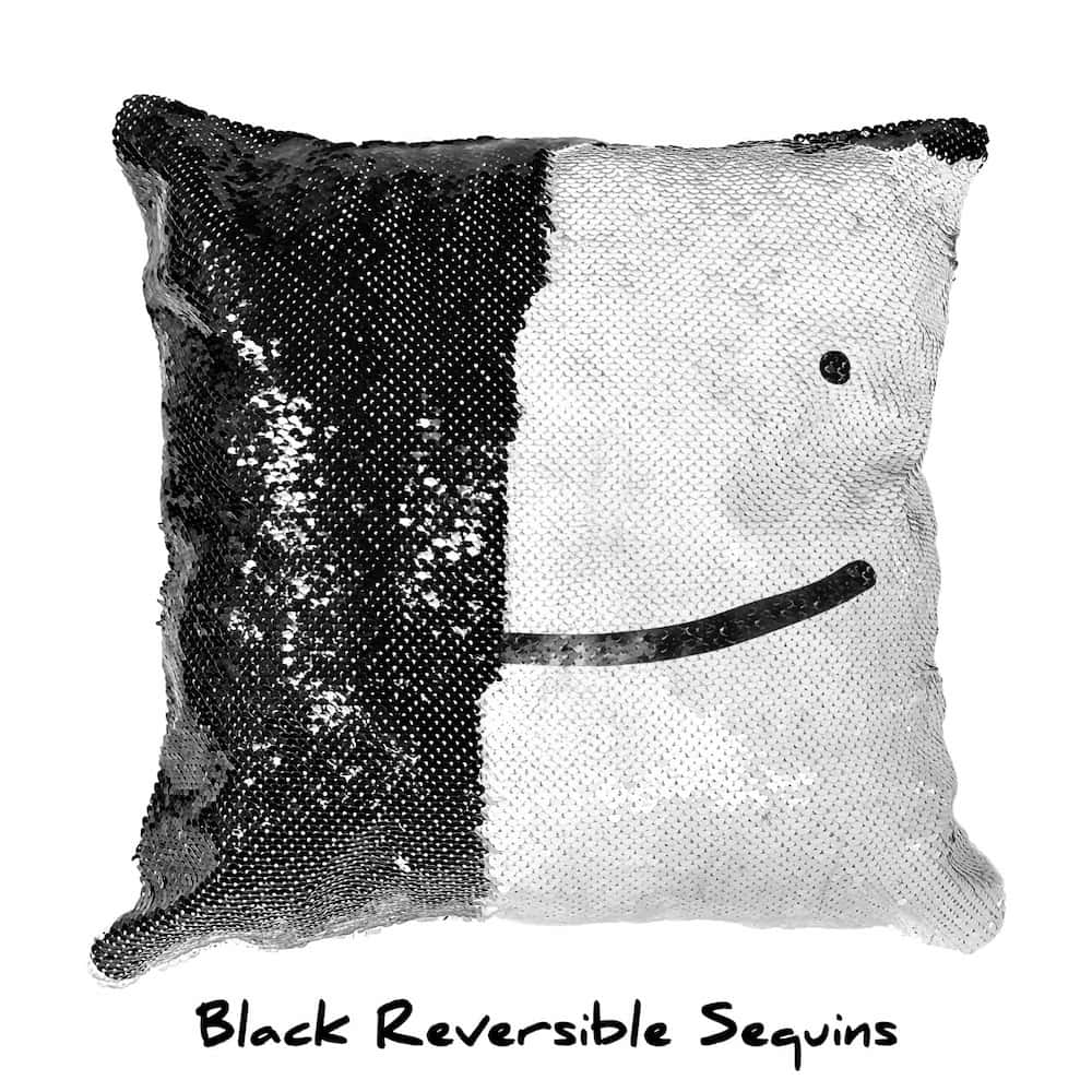 Dream Sequin Smile Pillow - Image 3