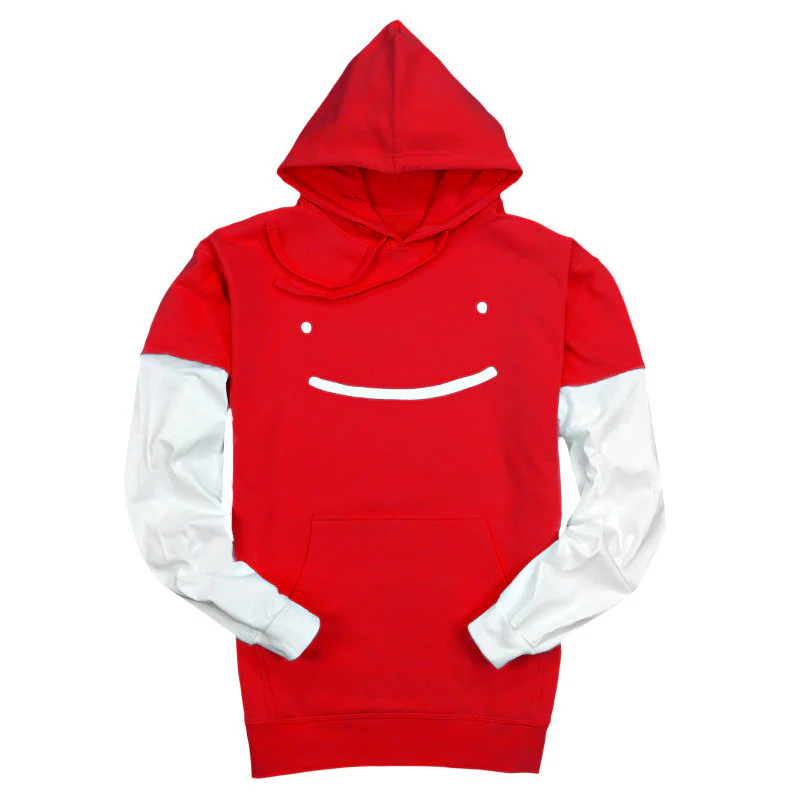 Dream Smile Layered Sleeve Pullover Hoodie - Image 10