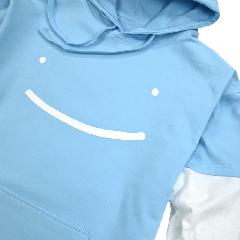 Dream Smile Layered Sleeve Pullover Hoodie - Image 12