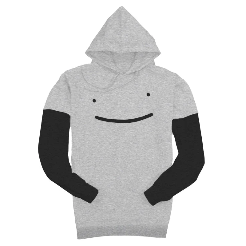 Dream Smile Layered Sleeve Pullover Hoodie - Image 4