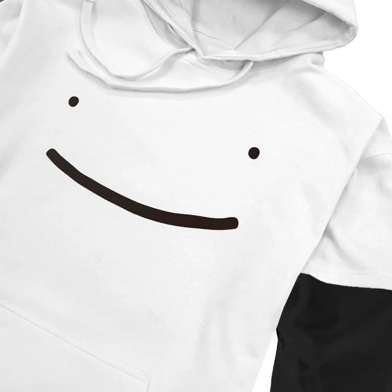 Dream Smile Layered Sleeve Pullover Hoodie - Image 7