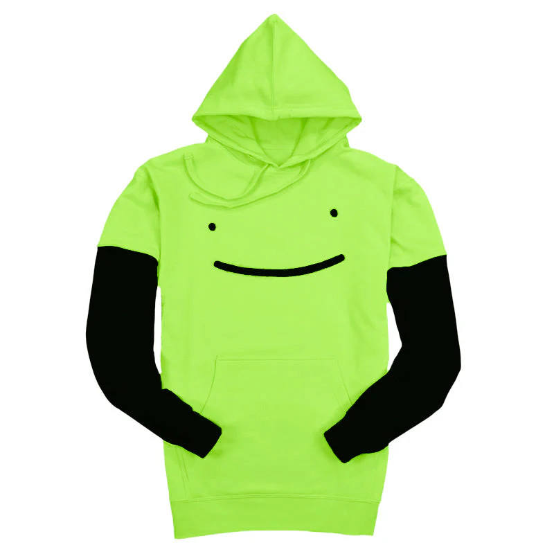 Dream Smile Layered Sleeve Pullover Hoodie - Image 8
