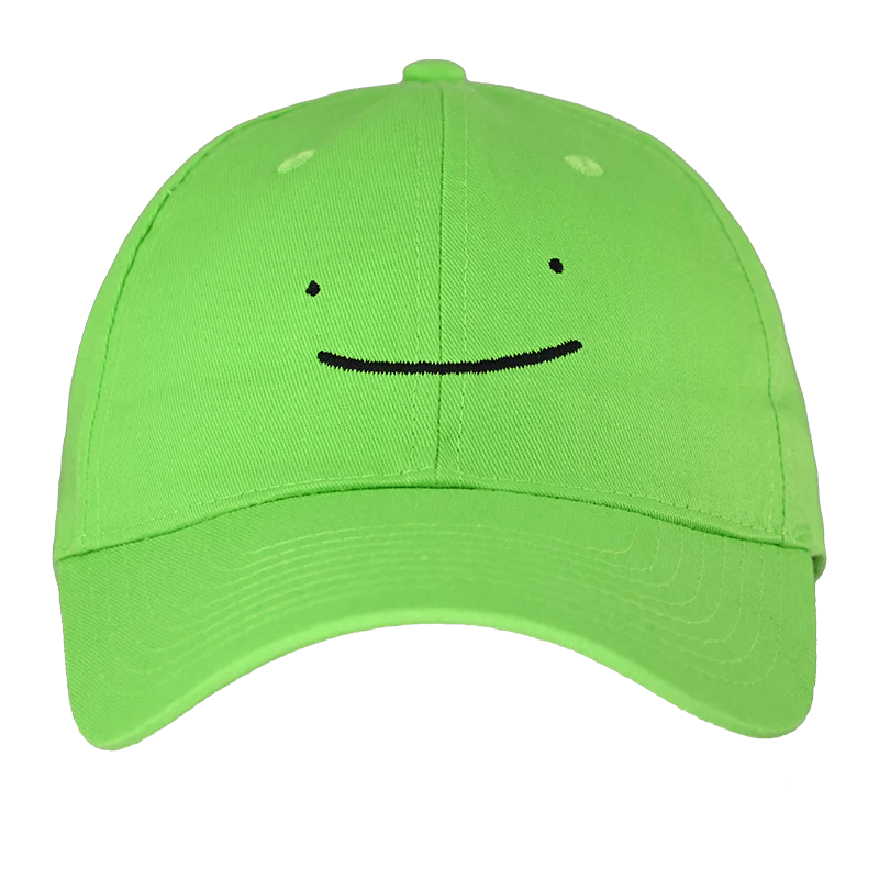 Dream Smile Lime OSFA Velcro Cap