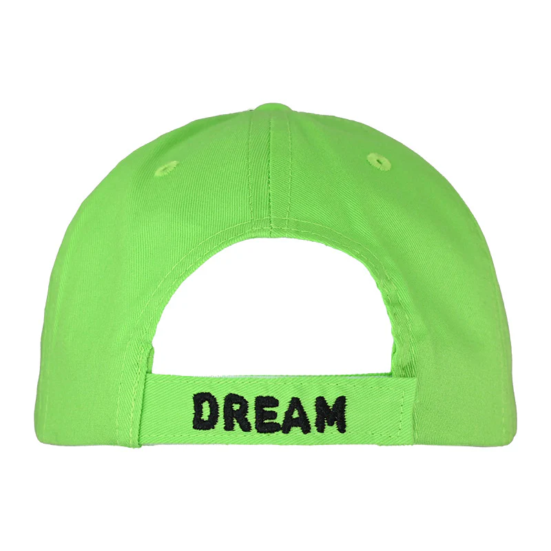 Dream Smile Lime OSFA Velcro Cap - Image 4