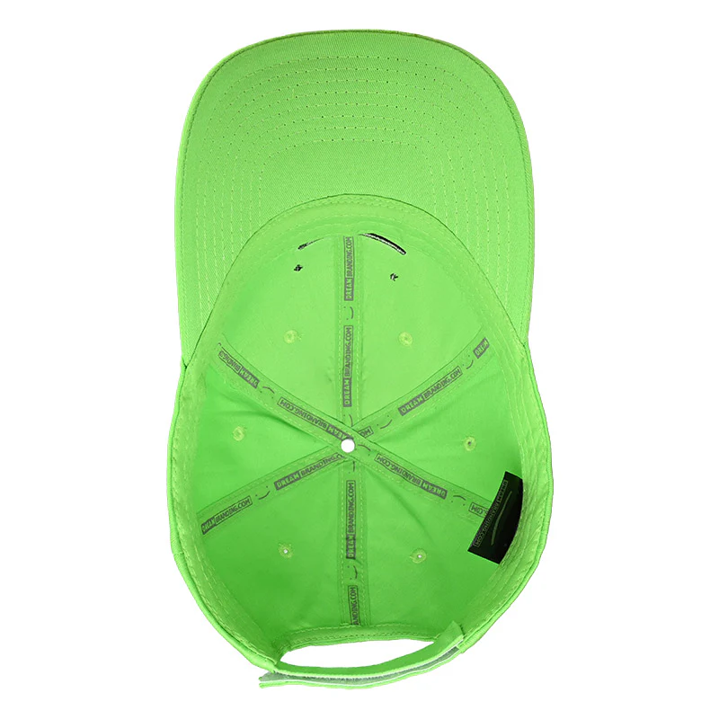 Dream Smile Lime OSFA Velcro Cap - Image 5
