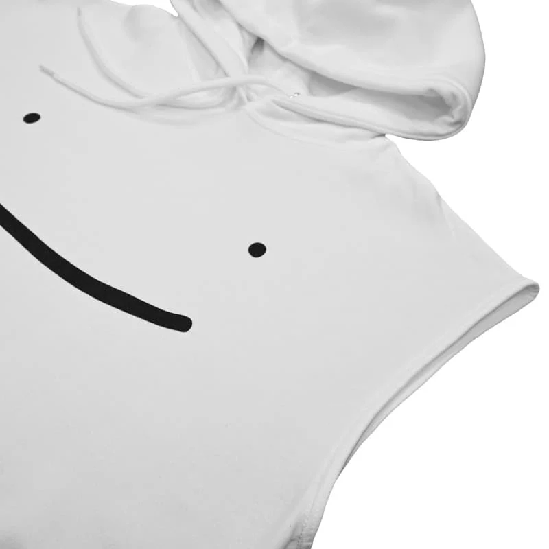 Dream Smile No-Sleeve Pullover Hoodie - Image 7