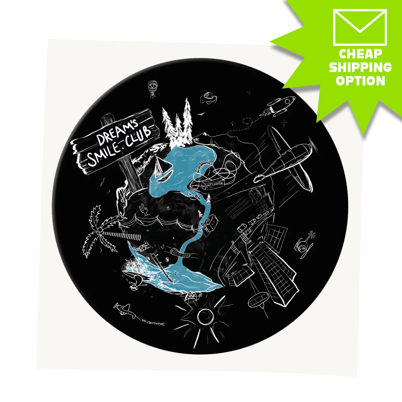 October MEMBERS ONLY Dream Smile Club Sticker