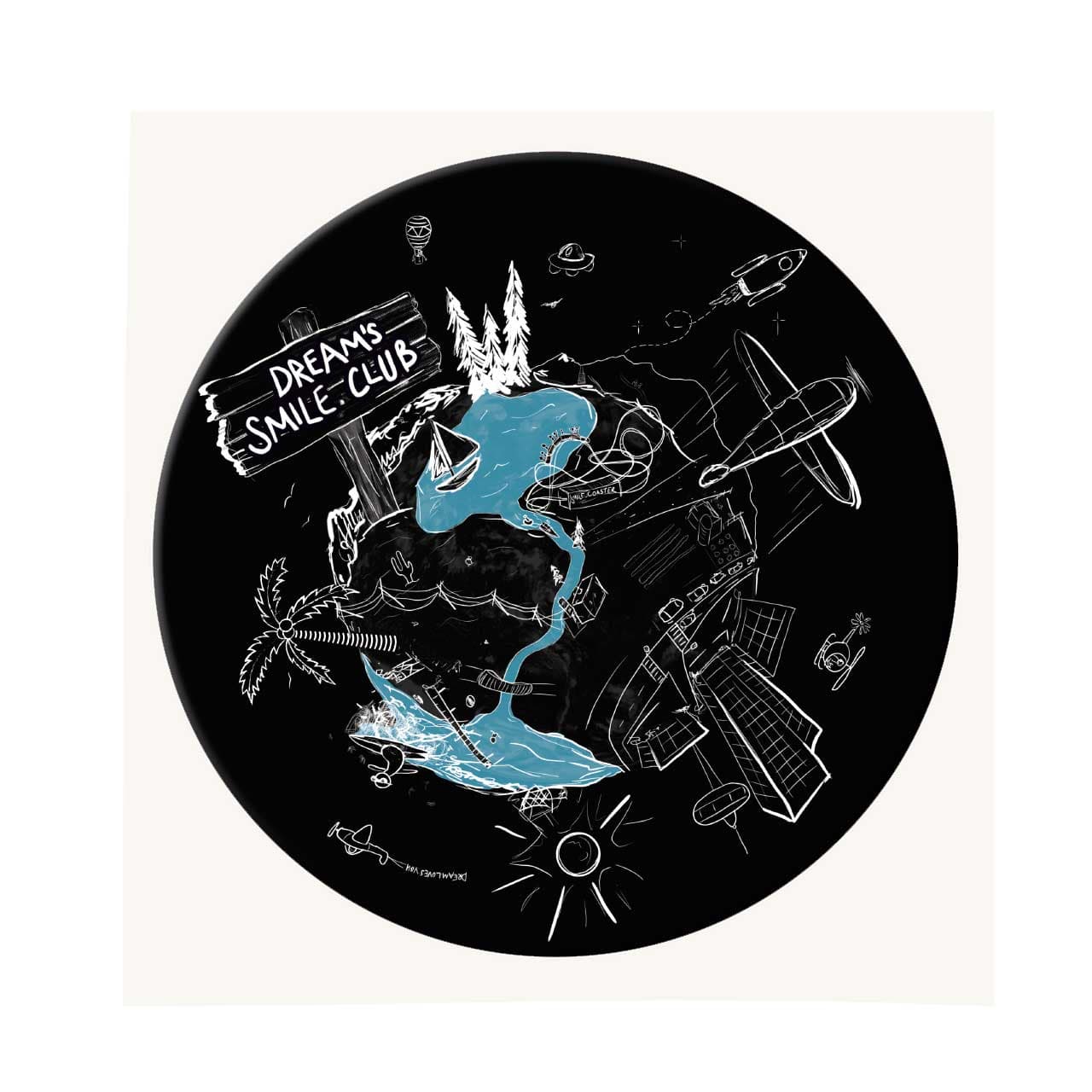 October MEMBERS ONLY Dream Smile Club Sticker - Image 2